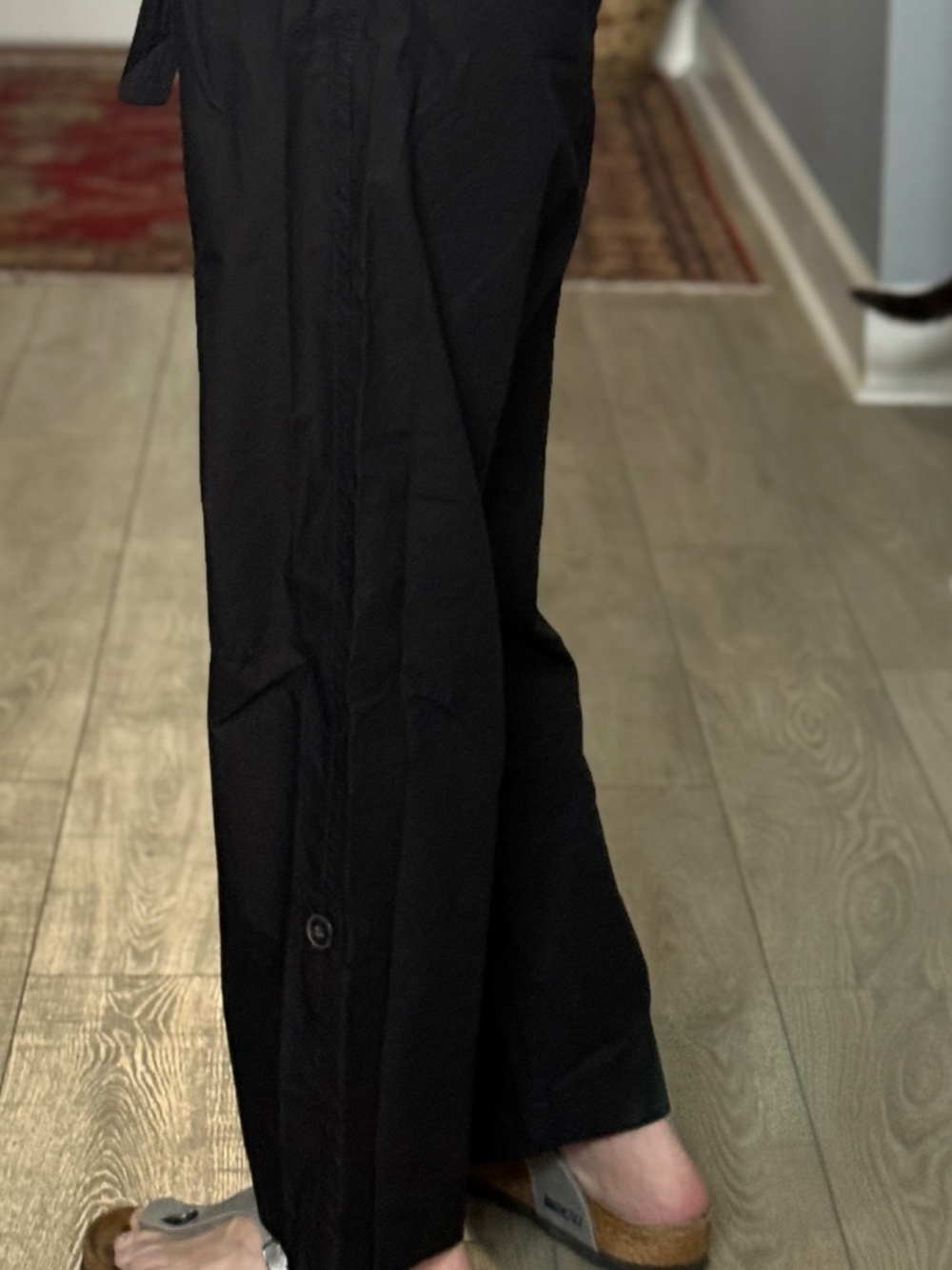 Banana Republic Poplin Jumpsuit in Black NWT - Picture 10 of 16